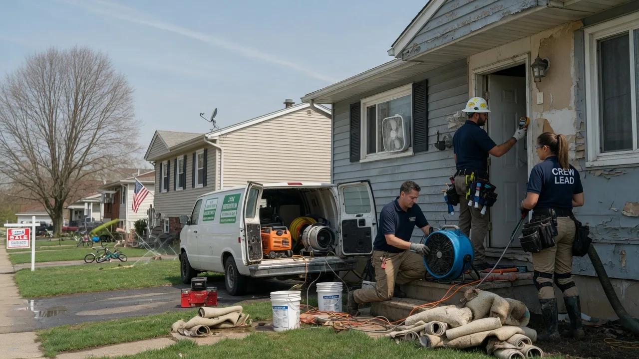 Flood Cleanup in Cantrall, IL near me