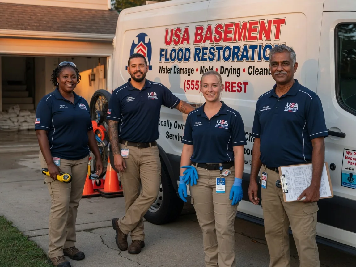 Basement Flood Cleanup company in Cantrall, IL